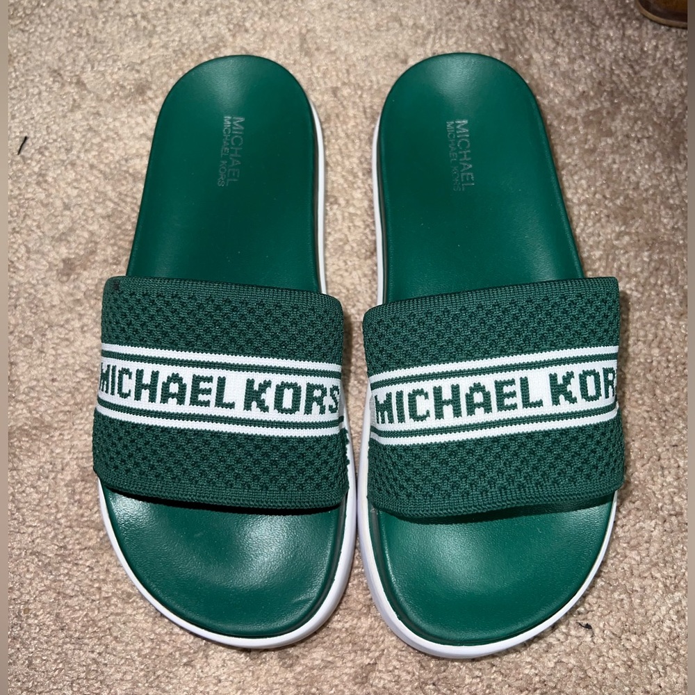 Platform Michael Kors Slides